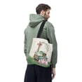 thumbnail image 3 of Easter Egg German Shorthaired Pointer Bunny Ear Welcome Spring Truck All Over Print 3D Canvas Tote Bag GSP Lover Dog Gift Reusable Handbag - 12002, 3 of 5