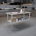 thumbnail image 5 of AmGood 30 in. x 60 in. Stainless Steel Table | Metal Utility Kitchen Prep Work Table | NSF, 5 of 9