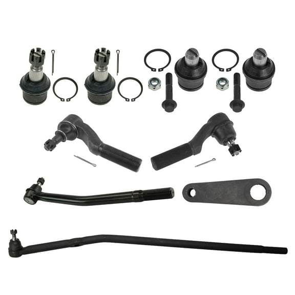 TRQ Front Ball Joints & Tie Rods Fits 08-14 Ford E-150 E-250 08-19 E-350 PSA30126 Fits select: 2008-2019 FORD ECONOLINE