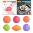 thumbnail image 4 of Paquete de 6 bolas sensoriales suaves para , juegos de alivio del estrés, Estilo1 Sunnimix bolas sensoriales para niños pequeños, 4 of 8