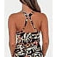 thumbnail image 5 of Printed Elsie Underwire Wrap Tankini Top Swimsuit, 5 of 6