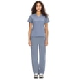 thumbnail image 3 of Set exfoliante COZYFIT de uniforme médico para mujer Rock Grey XS, 3 of 7