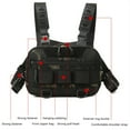 thumbnail image 6 of SIEYIO Waterproofs Fishing Chest Bag Light weights Chest Rig Pouches Running Backpacks, 6 of 18
