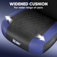 thumbnail image 7 of Gaming Chair Velvet Fabric Pocket Spring Cushion,Reclining Gamer Chair,Ergonomic Game Chair with Footrest,Headrest,Blue, 7 of 7