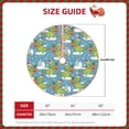 thumbnail image 2 of Sikiie Dino Christmas Adventure Snowy Blue Christmas Tree Skirt, Christmas Tree Decorations, Christmas Decor, Tree Mat Decoration(30-48IN)-48", 2 of 6