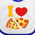 thumbnail image 4 of Inktastic I Love Pizza Boys or Girls Baby Bib, 4 of 4