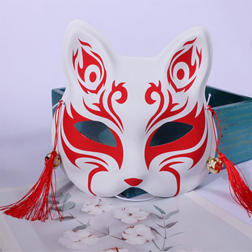 Demon Slayer Fox Mask, Mask Demons Anime, Oni Masks Costumes