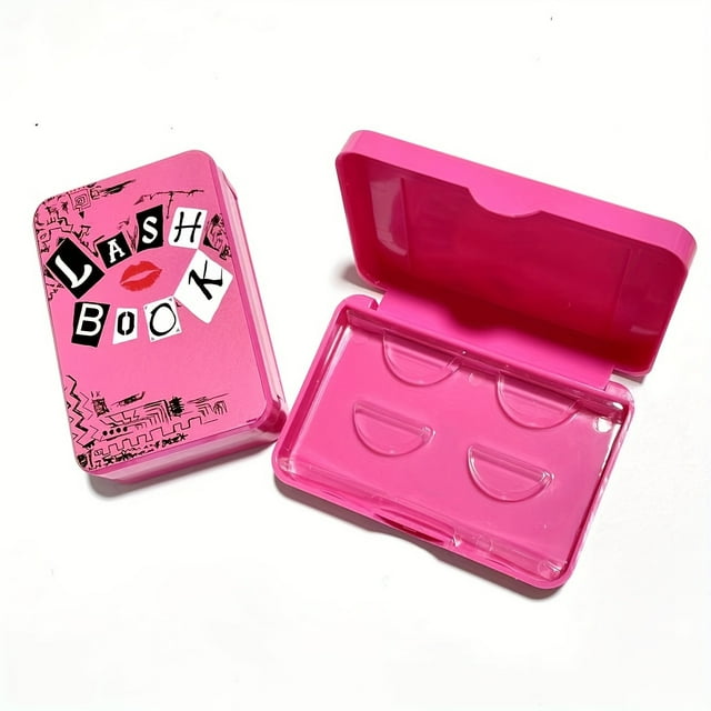 Hot Pink Travel Storage Box Case For False Eyelashes And DIY Cluster Lashes At Home Eyelash Empty Case ( Box Only )