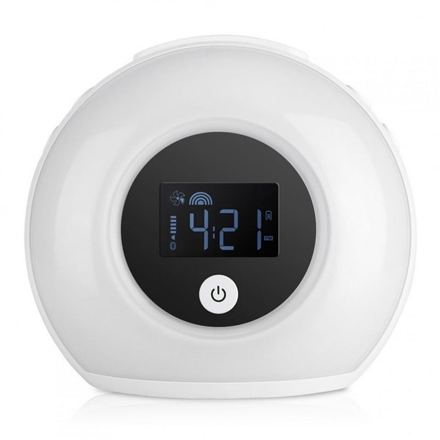 Colorful Breathing Lamp Wake-up Alarm Clock, Speaker, Table Light, For Kids