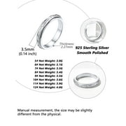 Silvora S925 Sterling Silver Fidget Rings Embossed Celtic Spinner Rings Anxiety Stress Relieving Band Gifts for Women, Size 6