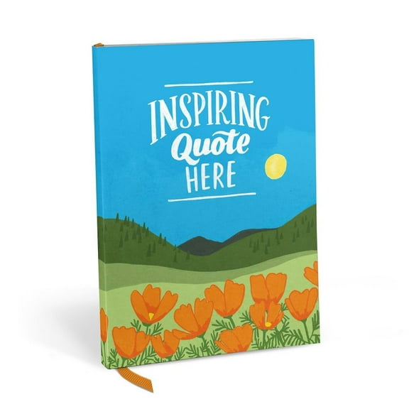 Who`s There, Inspiring Quote Lined Journal