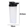 thumbnail image 2 of Shaker Bottle with Motivational Quotes Protein Shaker Cup|Attachable Container Storage, 2 of 5