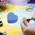 thumbnail image 5 of 200Pcs Blue Heart-Shaped Nail Polish Remover Pads for Nail Care Cotton, 5 of 5