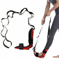 BESTSKY Stretching Strap,Foot Drop Correction Stretch Straps with Loops,Yoga Straps for Stretching Home Gym Physical Therapy,Red