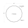 thumbnail image 2 of Regina Andrew 21-1108 Candice 32" Diameter Circular Flat Medium Density Fiberboard (Mdf), 2 of 5
