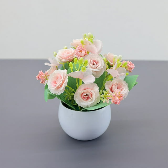 Flores Artificiales Decorativas, Flores de Simulación, Flores Secas, Muebles de Interior, Arreglos para La Mesa Del Comedor, Sala de Estar, Ramo de Plástico, Mueble de Tv, Plantas En Macetas.