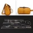 thumbnail image 3 of 10 piezas de cuero para manualidades, bricoje, acrílico transparente, bolso de hombro, bolso cruzado, pntils de pntils Sunnimix Plantilla de patrón de bolso, 3 of 8