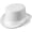White, variant on Victorian Top Hat Circus Show Hat Cowboy Hat for Adults Halloween DIY