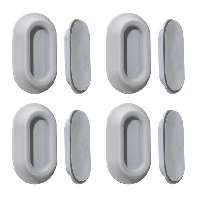 4 soportes magnéticos para mandos a distancia de pared para el hogar. Gris