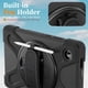 thumbnail image 2 of Funda para Samsung Galaxy Tab A9, Funda Protectora de Silicona Anti-caída + Capa de PC con Asa, Soporte, Correa para el Hombro, Resistente a Golpes, Tres Pruebas, Funda Protectora para Tablet, Negro,, 2 of 10