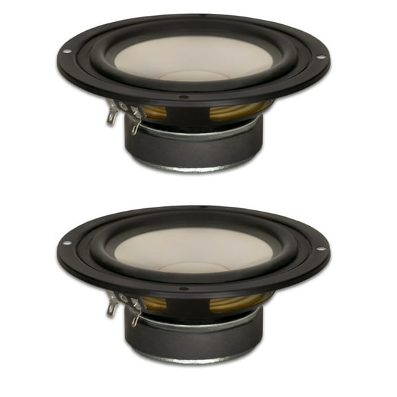 2 Goldwood Sound GW-S525/8 Poly Cone 5.25" Woofers 130 Watts each 8ohm Replacement Speakers