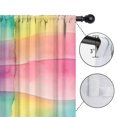 thumbnail image 4 of Blackout Kids Curtains,Colorful Watercolor Stripe Pattern Childrens Insulated Curtains Set Of 2,Bedroom Essentials,Toddler Room Decor 42"x54", 4 of 5