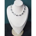 thumbnail image 4 of Multicolor Crystal Statement Choker Necklace With Square Faceted Stones, 4 of 15