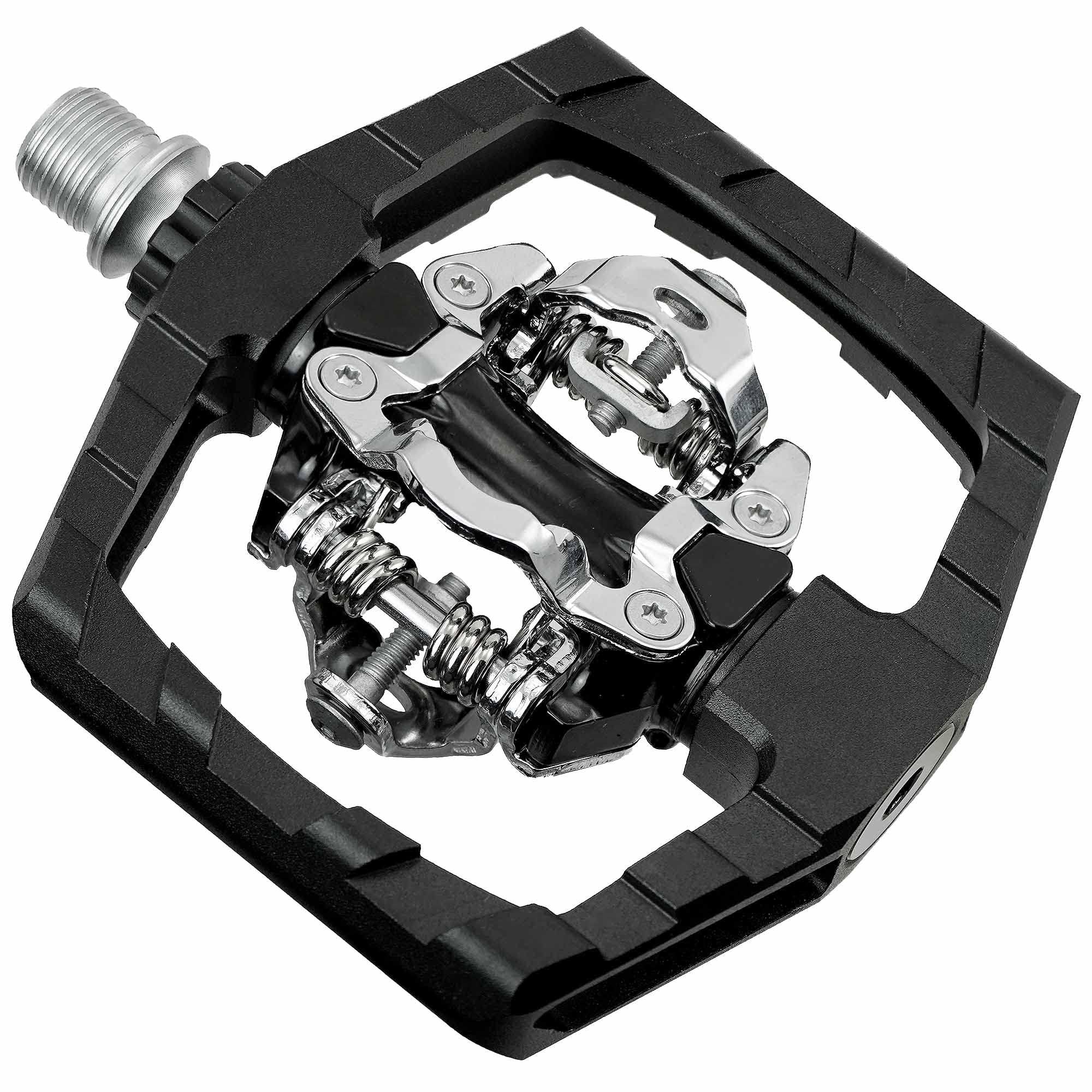 VENZO Click R Compatible with Shimano SPD Mountain Bike Sealed Pedals with Cleats Dual Platform Clipless Pedals for Mountain Bike Easy Clip in Out Walmart