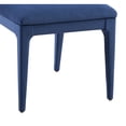 thumbnail image 3 of Brianne Navy Velvet Dining Chair with Wood Frame, 3 of 5
