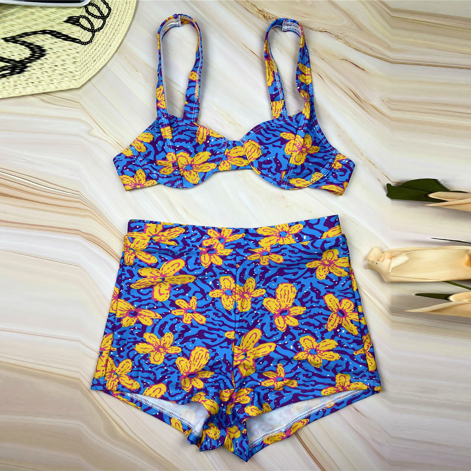 Uorcsa Cute Bathing Suits for Women Bikini Split Sexy Bathing Suit for