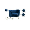 thumbnail image 2 of Meridian Furniture Margo Navy Velvet Chair, 2 of 6