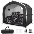 thumbnail image 1 of Gymax Bike Storage Tent w/ Window Floor Portable Garage Shed for 5 Bikes Garden Tools, 1 of 10
