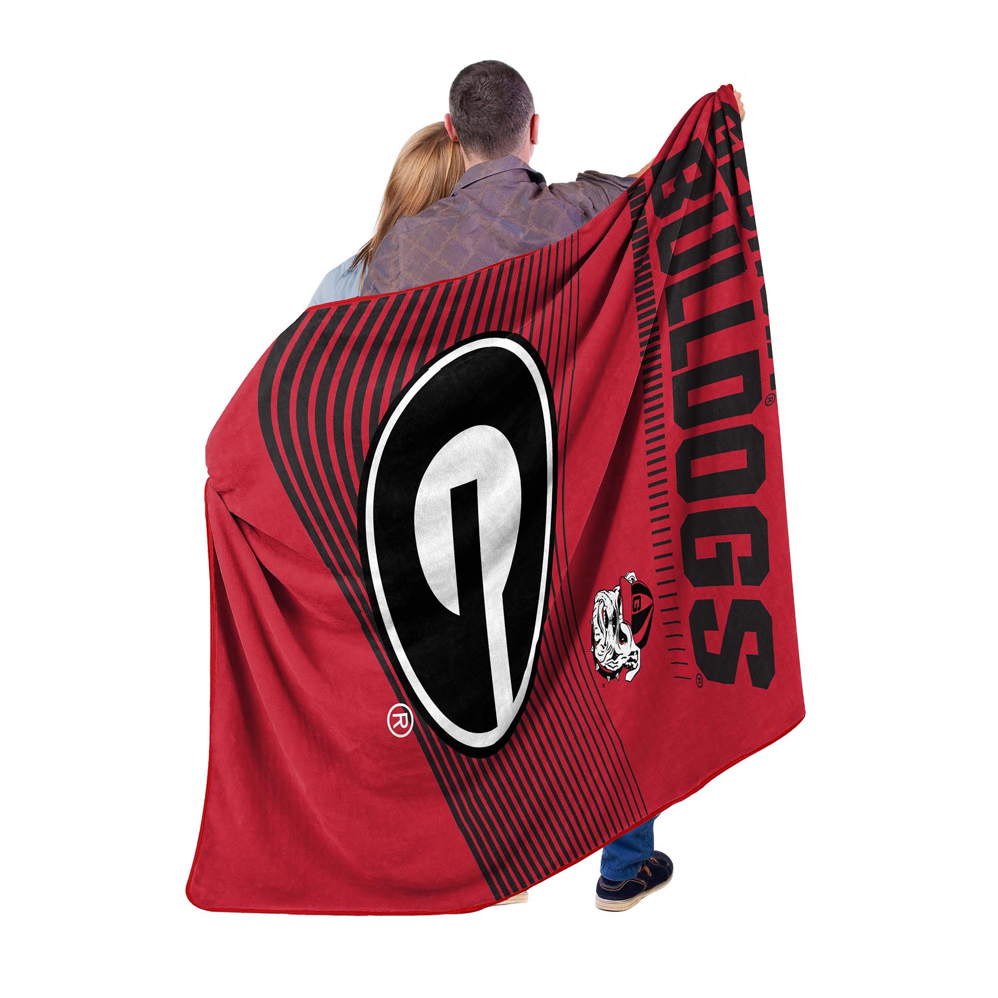 Georgia Bulldogs Northwest NCAA Officially Licensed Raschel Throw Blanket - 60" x 80"