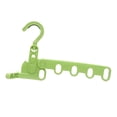thumbnail image 2 of Hanging Drying Rod Folding Clothes Drying Rack Dorm Accessories Foldable Clothes green, 2 of 9