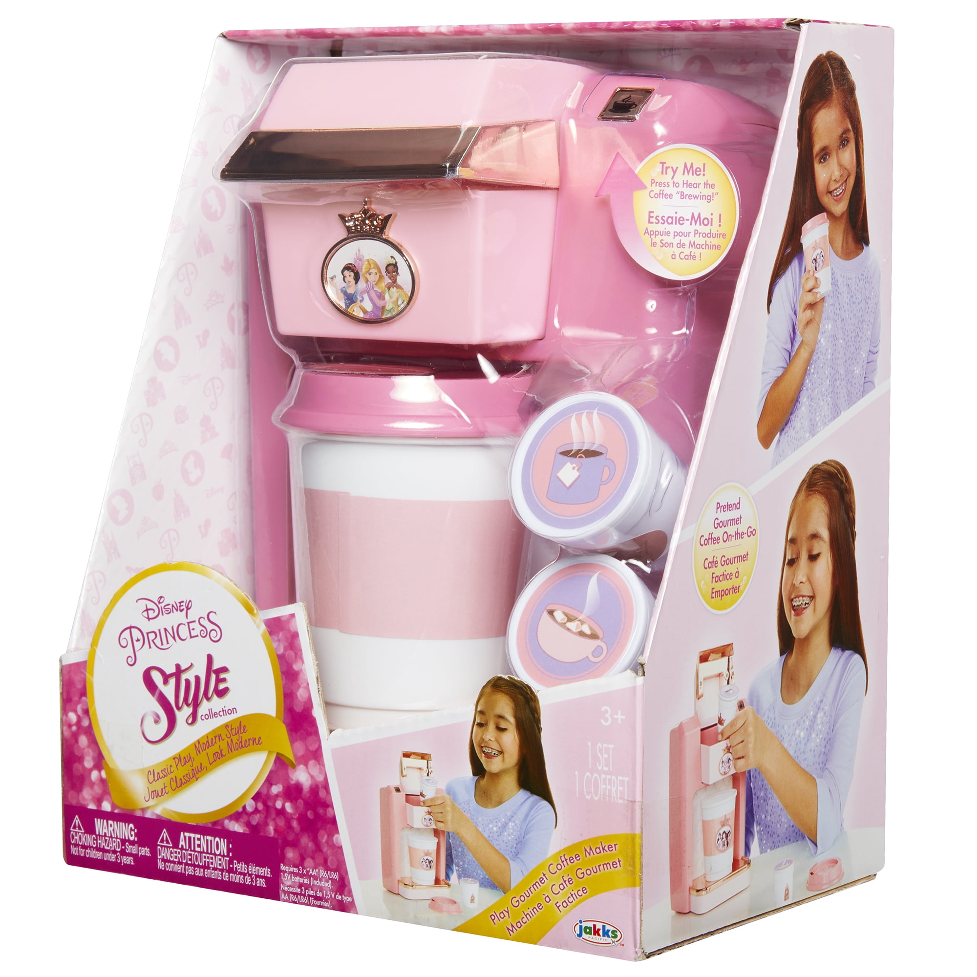 disney princess style collection coffee maker playset