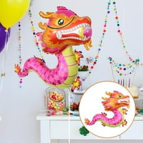 PAMINGONO balloons dragon Dragon Shaped Balloons Green 5pcs Festive Atmosphere for Indoor Use