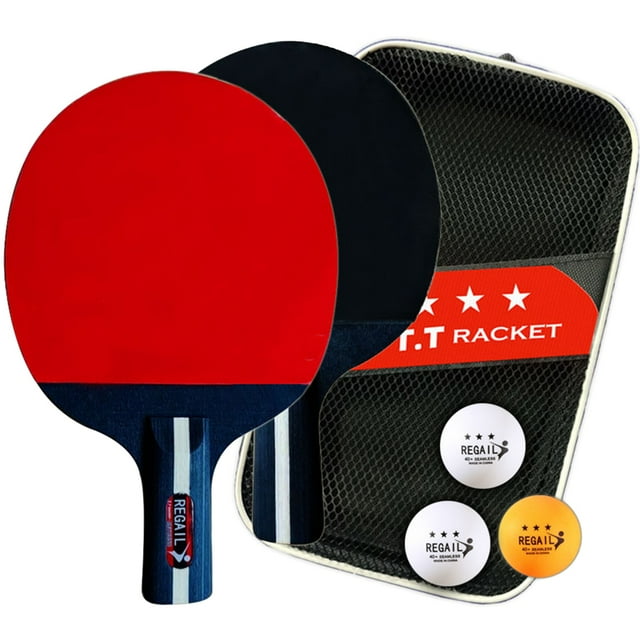 Bag Pong Paddle 2 Raquetas Y 3 Bolas Paddles Set Professional Jugador Conjunto para El Juego Entrenamiento Principiantes