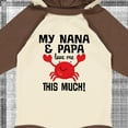 thumbnail image 4 of Inktastic Nana and Papa Love Me Grandson Boys or Girls Long Sleeve Baby Bodysuit, 4 of 5