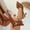 Brown, variant on Women's Bow Decor Patent Leather Slingback Heels, Pointed Toe Kitten Heel Shoes, Elegant Footwear for Parties, Weddings and Special Occasions Wine 38