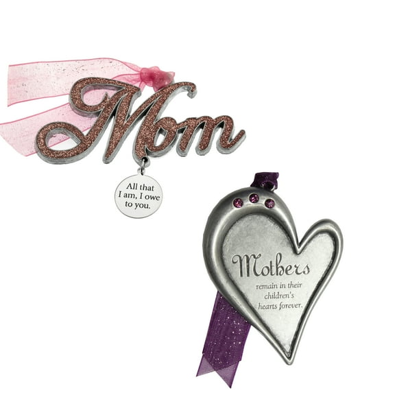 Gloria Duchin Mom Ornament 2 piece Set