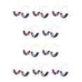 thumbnail image 2 of Pendientes Colgantes Universales sweethay Estilo Sencillo Forma de U Estampado de Leopardo, 2 of 6