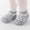 Grey, variant on VOUZZA Infant Kids Leisure Shoes Mesh Soft Bottom Breathable Slip-On Sport Socks Shoes Non-Slip Solid Color Walking Sneakers