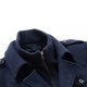 thumbnail image 5 of Abrigo de invierno para hombre, abrigo corto de lana de invierno, abrigo de lana de longitud media, chaqueta de invierno corta con cuello doble extraíble para negocios, ocio al aire libre,, 5 of 6