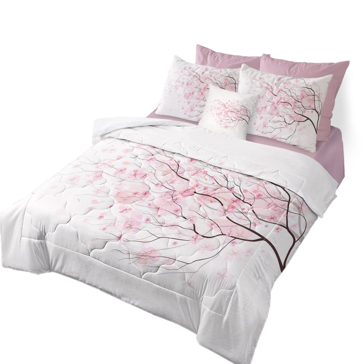 8Pcs Comforter Set, In A Bag Bedding With Comforter Sheet Sham