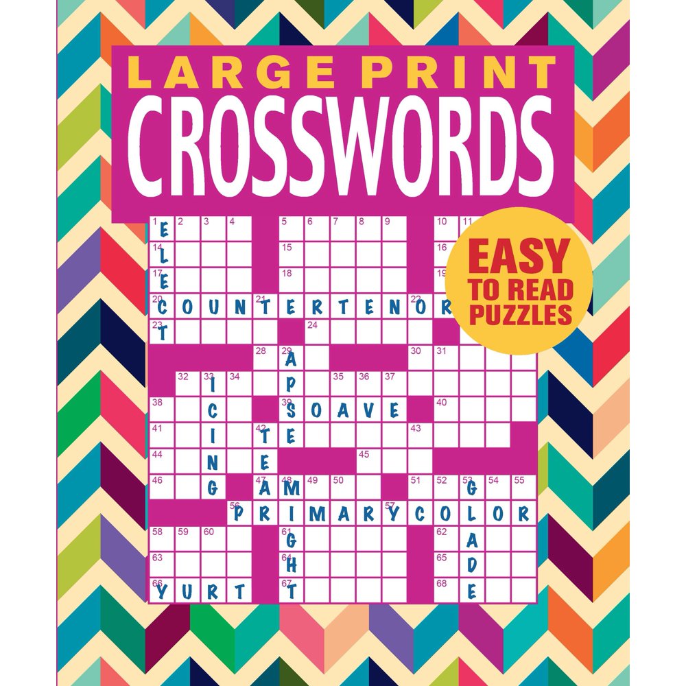 Large Print Crosswords (Paperback)(Large Print) - Walmart.com - Walmart.com
