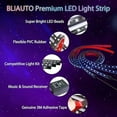 thumbnail image 3 of (90*2+120*2)4pcs 100W Car Underglow Light Flexible Strip LED Underbody Lights Remote /APP Control Car Led Neon Light RGB Decorative Atmosphere Lam, 3 of 5