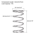 thumbnail image 3 of Unique Bargains 11mmx0.9mmx20mm 304 Stainless Steel Compression Spring 11N Load Capacity 10 pcs, 3 of 5