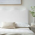 thumbnail image 4 of Modway Athena Performance Velvet Full/Queen Headboard in White, 4 of 11