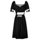 thumbnail image 4 of ATEEZ Logo (Blanco) Vestido de manga corta Vestidos para vestidos de fiesta de boda para ocasis oficiales tendencia de ropa de mujer 2025, 4 of 6