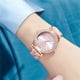 thumbnail image 1 of Clearance Sale Sfonq Womens Watches Women Watches Quartz Watch Bracelet Set Women's Smooth Belt Quartz Watch Mothers Day Gift for Grilfriend,Pink Buy 2 Save 10%, 1 of 3